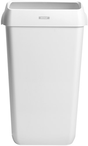Afvalbak Katrin 91899 25liter wit 2 stuks