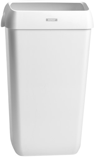 Afvalbak Katrin 91899 25liter wit 2 stuks-2