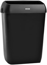 Afvalbak Katrin 92285 50liter zwart 2 stuks