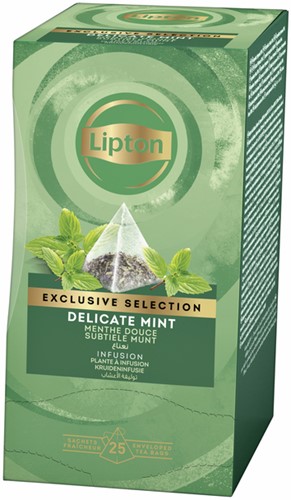 Thee Lipton Exclusive Subtile Munt 25 piramidezakjes-2