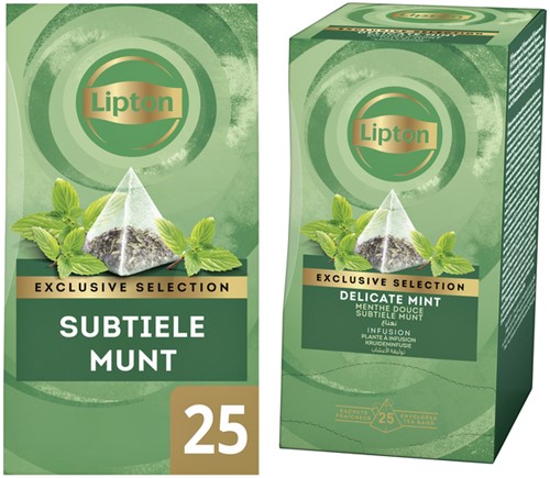 Thee Lipton Exclusive Subtile Munt 25 piramidezakjes-3
