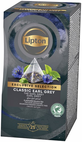 Thee Lipton Exclusive Earl Grey 25 piramidezakjes-2
