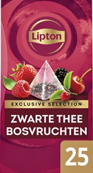 Thee Lipton Exclusive Bosvruchten 25 piramidezakjes
