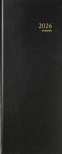 Agenda 2021 Brepols Saturnus lang 1dag/1pagina zwart