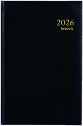 Agenda 2021 Brepols Saturnus kort 7dag/2pagina's zwart