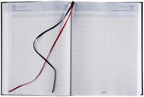 Agenda 2021 Brepols Bremax 2 A4 8 kolommen zwart-2