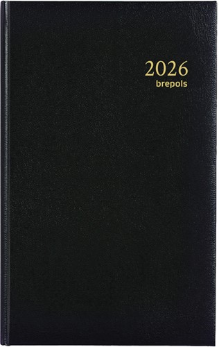 Agenda 2021 Brepols Brefix 1dag/1pagina zwart