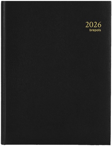 Agenda 2021 Brepols Timing 7dag/2pagina's Nederlands zwart