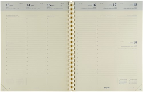 Agenda 2021 Brepols Concorde spiraal 7dag/2pagina's zwart-2