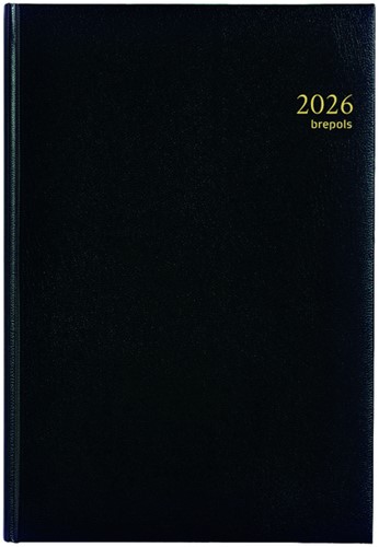 Agenda 2021 Brepols Omega 7dag/2pagina's zwart