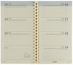 Agendavulling 2026 Brepols Interplan 7dagen/2pagina's 6-talig