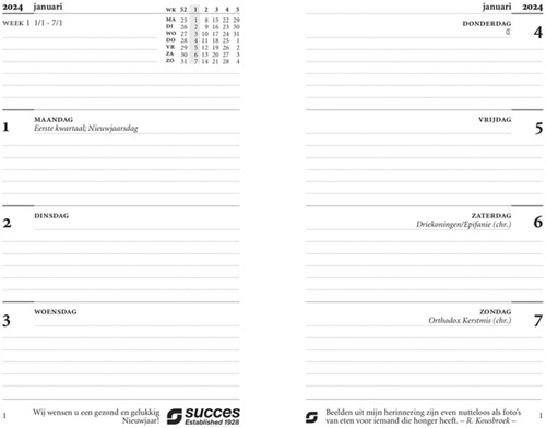 Agendavulling 2021 Succes senior 7 dag/2 pagina-2