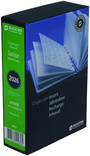 Agendavulling 2021 Succes junior 7 dag/2 pagina
