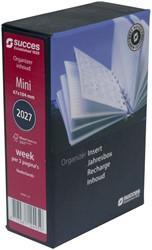Agendavulling 2021 Succes mini 7 dag/2 pagina