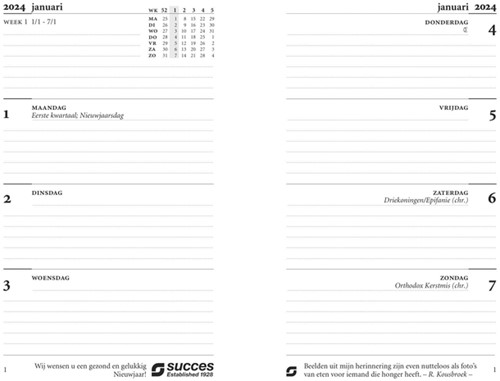 Agendavulling 2021 Succes mini 7 dag/2 pagina-2
