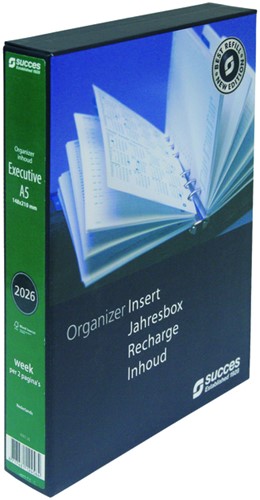 Agendavulling 2021 Succes Executive A5 7 dag/2 pagina