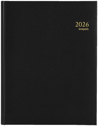 Agenda 2021 Brepols Timing 7dag/2pagina's 6-talig zwart