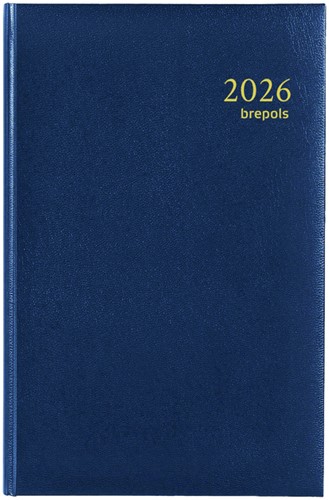 Agenda 2021 Brepols Saturnus kort 7dag/2pagina's blauw