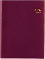 Agenda 2026 Brepols Timing Lima 7dagen/2pagina's viertalig bordeaux