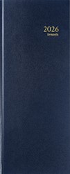 Agenda 2021 Brepols Saturnus lang 1dag/1pagina blauw