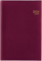 Agenda 2021 Brepols Omega 7dag/2pagina's bordeaux