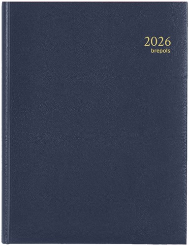 Agenda 2026 Brepols Timing Lima 7dagen/2pagina's viertalig blauw