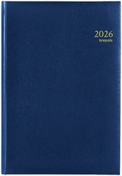 Agenda 2021 Brepols Omega 7dag/2pagina's blauw
