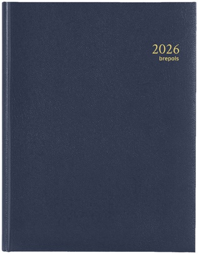 Agenda 2021 Brepols Timing 7dag/2pagina's 6-talig blauw