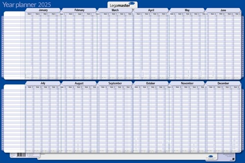 Projectplanner 2021 Legamaster 60x90cm gelamineerd