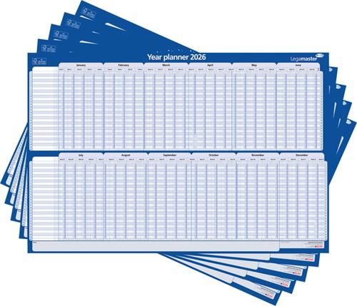 Projectplanner 2021 Legamaster 60x90cm gelamineerd-3