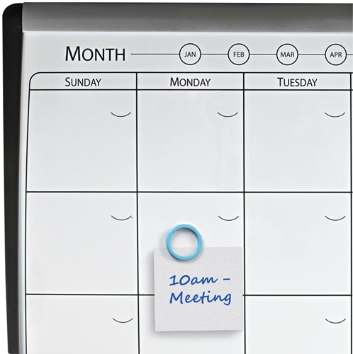 Whiteboard Duobord Rexel 58.5x43cm planning gewelfd-3