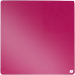 Whiteboard Rexel 36x36cm roze magnetisch