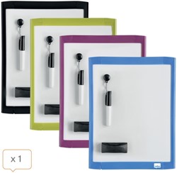 Whiteboard Rexel 21.6x28cm magnetisch assorti
