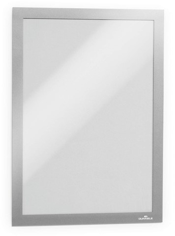 Duraframe Durable 487223 A4 zilvergrijs 2 stuks