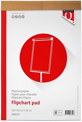 Flipoverpapier Quantore 65x98cm 50vel opgerold in verzenddoos