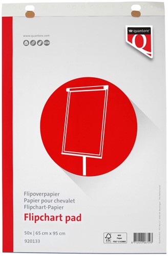 Flipoverpapier Quantore 65x98cm 50vel opgerold in verzenddoos-2