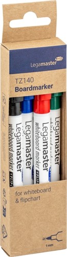 Viltstift Legamaster TZ140 whiteboard rond assorti 1mm 4st-2
