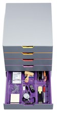 Ladenbox Durable Varicolor 5 laden grijs-3