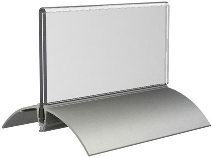 Tafelnaambord OPUS 2 52x100mm acryl aluminium-2