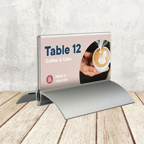 Tafelnaambord OPUS 2 52x100mm acryl aluminium-3