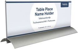 Tafelnaambord OPUS 2 105x297mm acryl aluminium