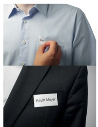 Naambadge etiket Durable 8334 40x75mm zelfklevend wit-3