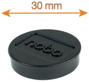 Magneet Nobo 30mm 700gr zwart-3