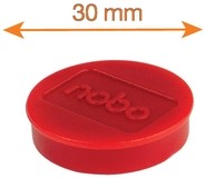 Magneet Nobo 30mm 700gr rood-3