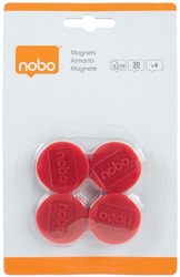 Magneet Nobo 30mm 700gr rood