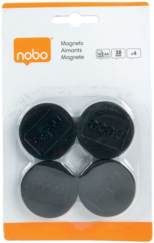 Magneet Nobo 38mm 800gr zwart