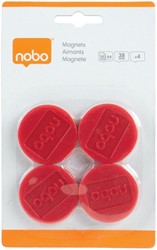 Magneet Nobo 38mm 800gr rood