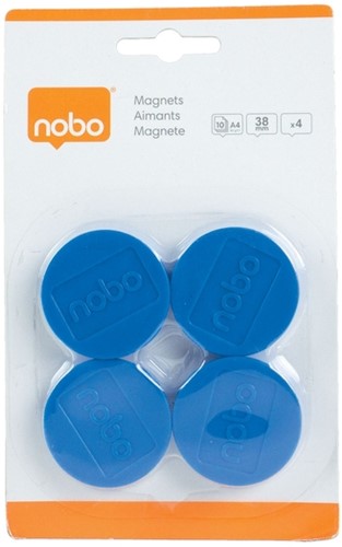 Magneet Nobo 38mm 800gr blauw