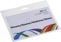 Badge pashouder Opus 2 gesloten 90x60mm