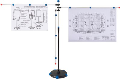 Tekeninghouder Hebel met mobiele voet grijs-3